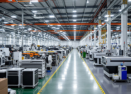 Laser equipment production